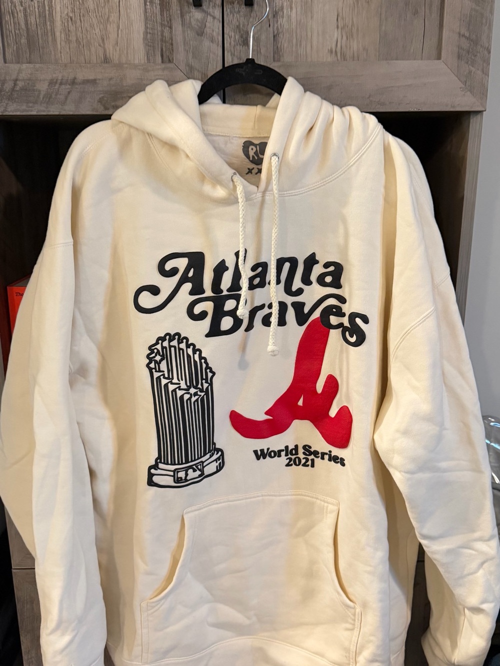 Cream Atlanta Braves World Series 2021 Hoodie